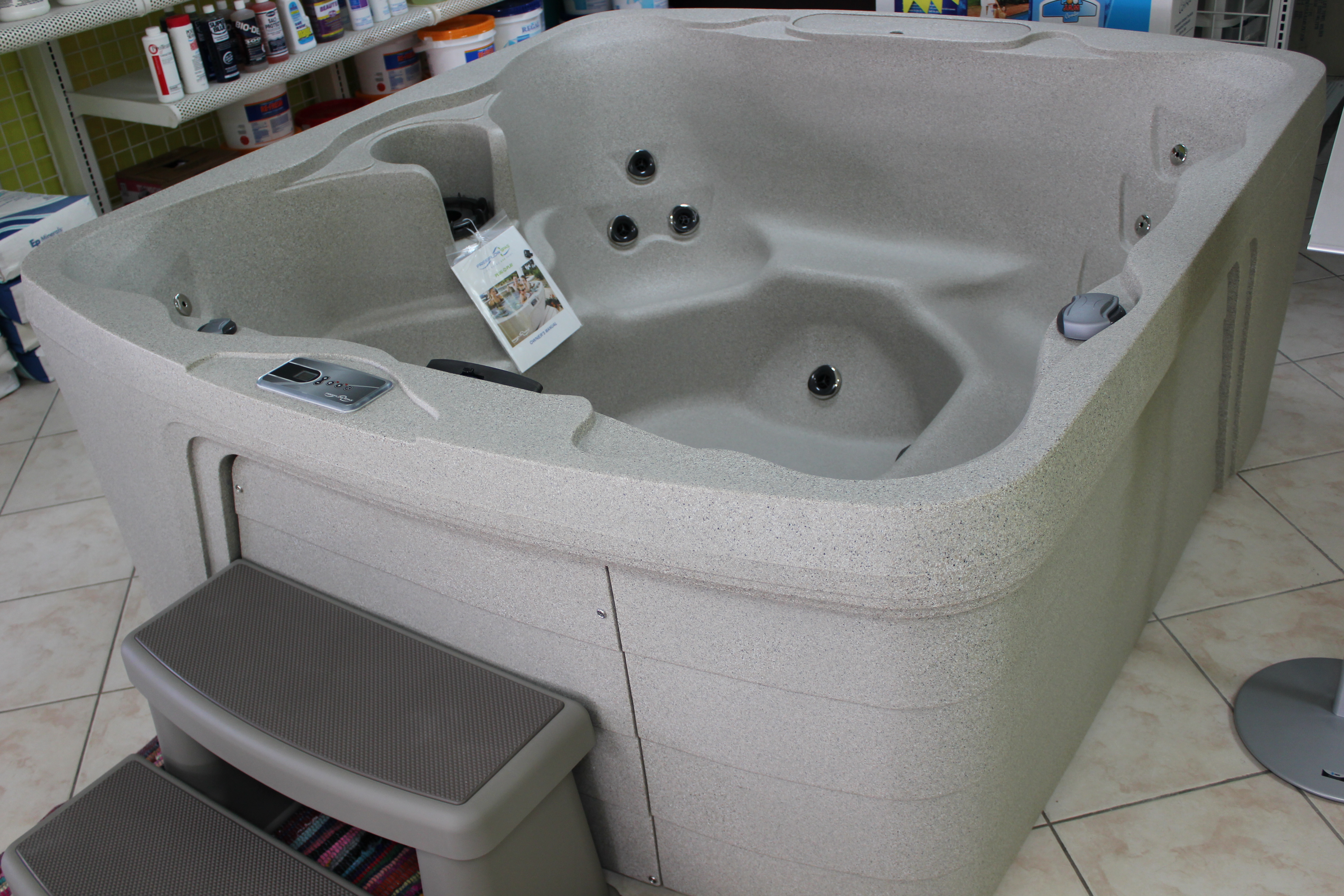 The hot tub four, front view